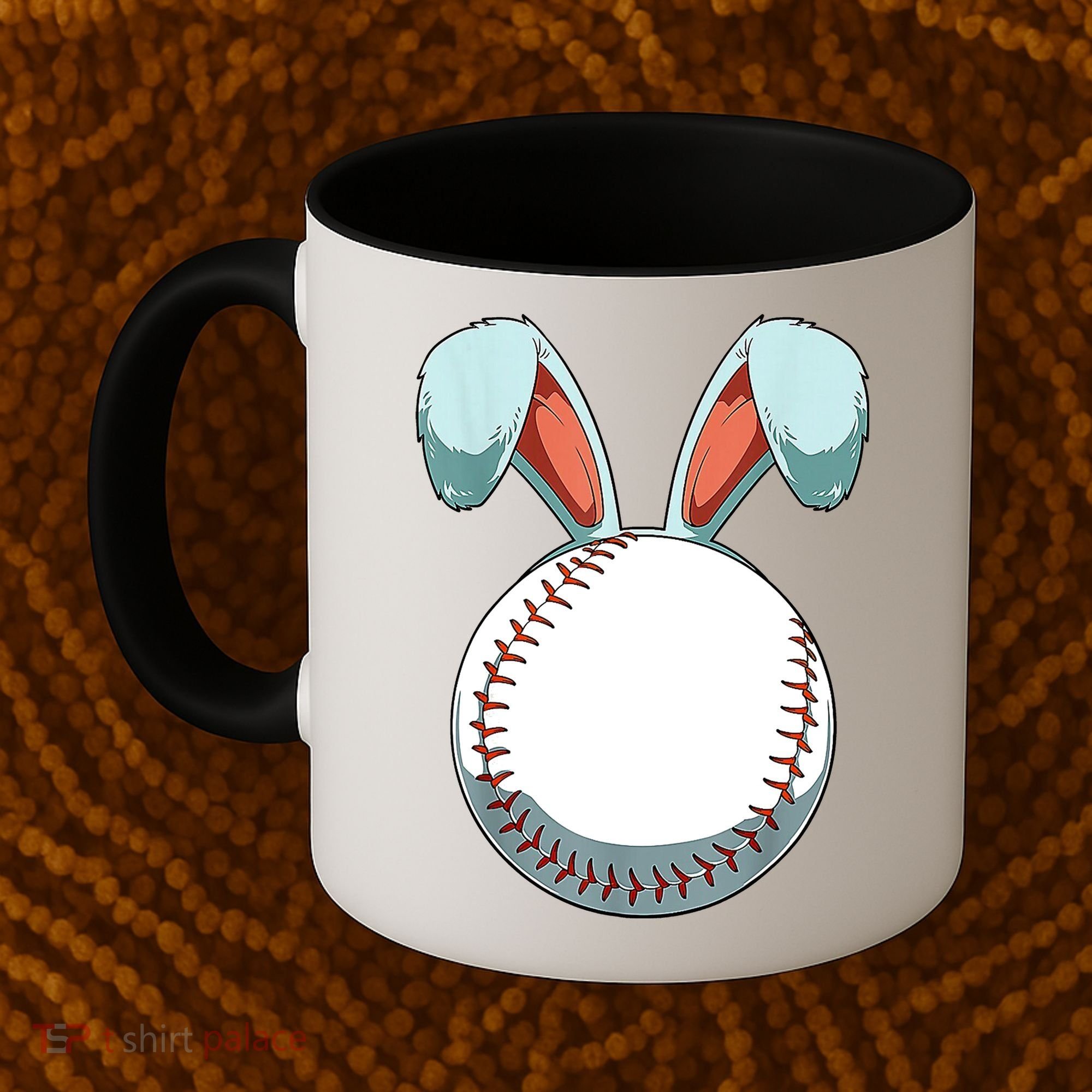 Baseball Bunny Easter Holiday Sport Lover Coffee Mug