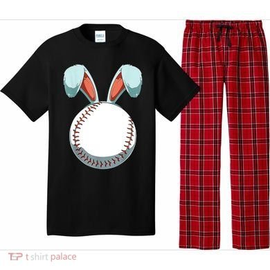 Baseball Bunny Easter Holiday Sport Lover Pajama Set