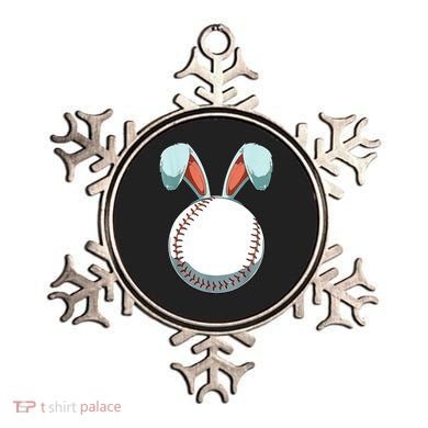 Baseball Bunny Easter Holiday Sport Lover Ornament