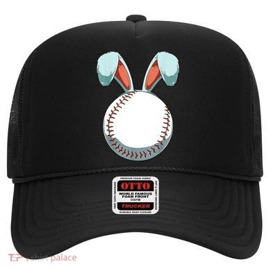 Baseball Bunny Easter Holiday Sport Lover Hat