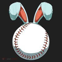 Baseball Bunny Easter Holiday Sport Lover Hat thumb 2