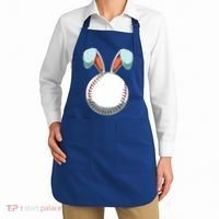 Baseball Bunny Easter Holiday Sport Lover Apron thumb 2