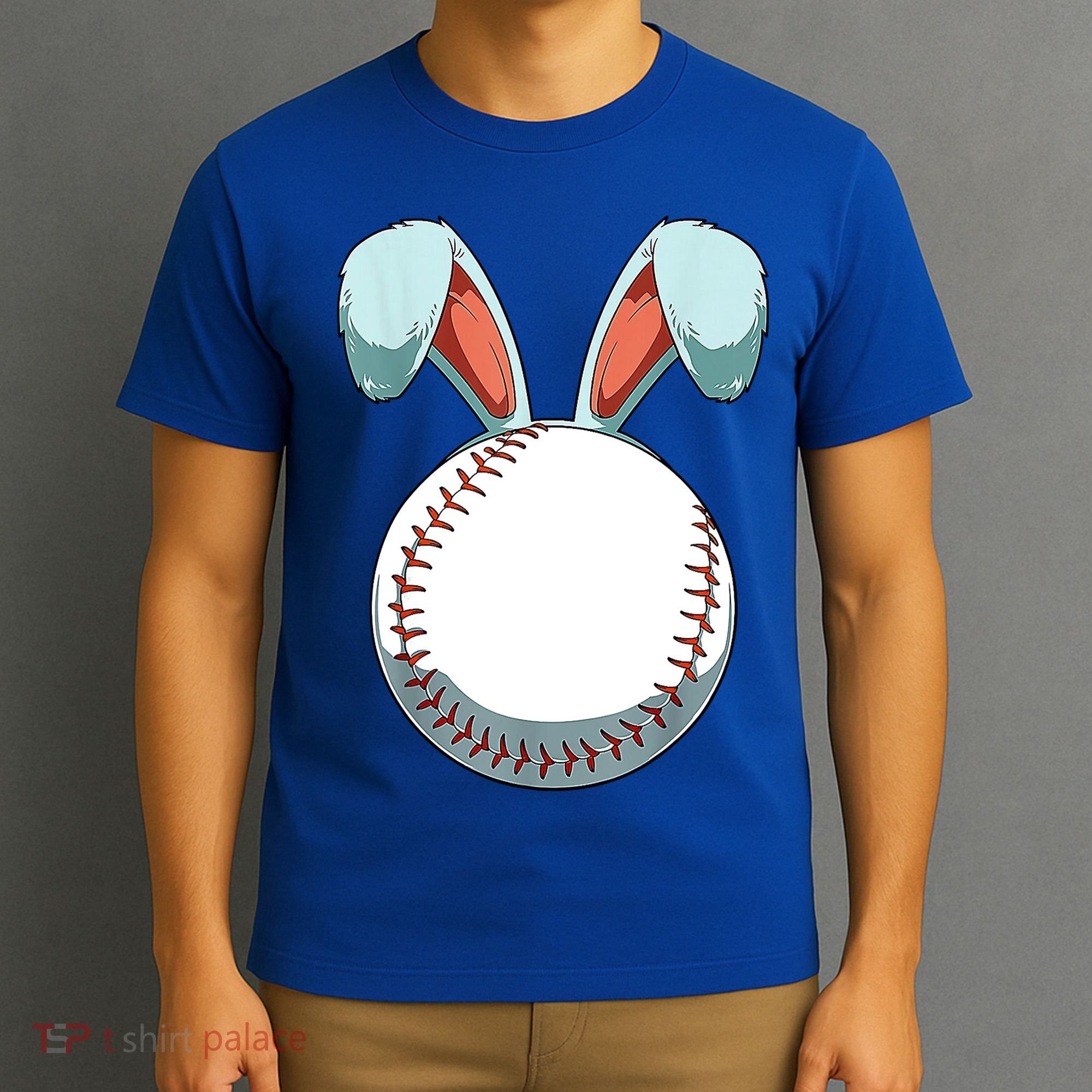 Baseball Bunny Easter Holiday Sport Lover T-Shirt