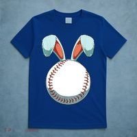 Baseball Bunny Easter Holiday Sport Lover T-Shirt thumb 5