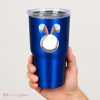 Baseball Bunny Easter Holiday Sport Lover Tumbler thumb 2