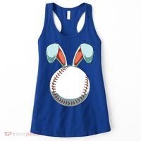 Baseball Bunny Easter Holiday Sport Lover Women's Tank Top thumb 0