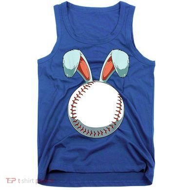 Baseball Bunny Easter Holiday Sport Lover Tank Top