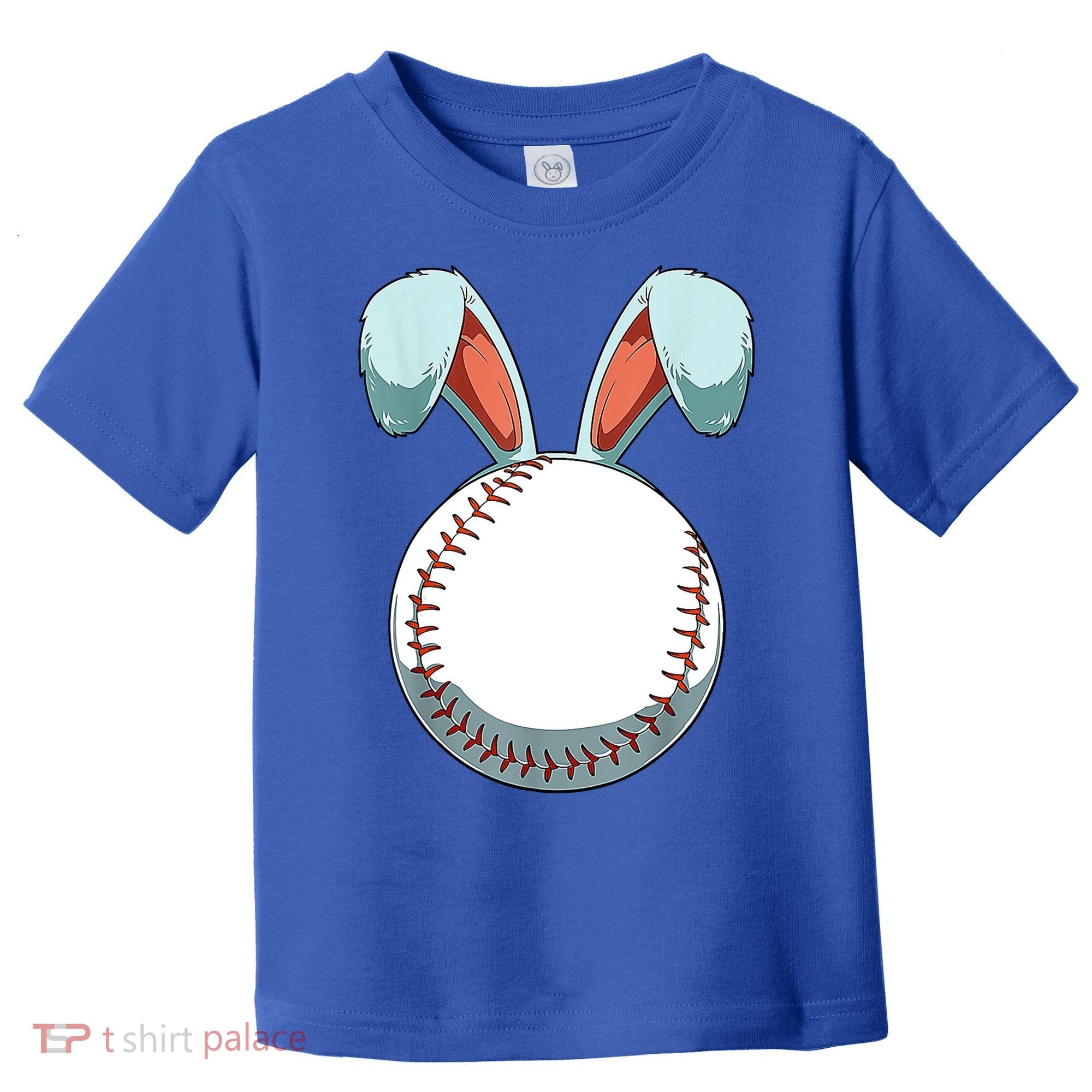 Baseball Bunny Easter Holiday Sport Lover Toddler T-Shirt