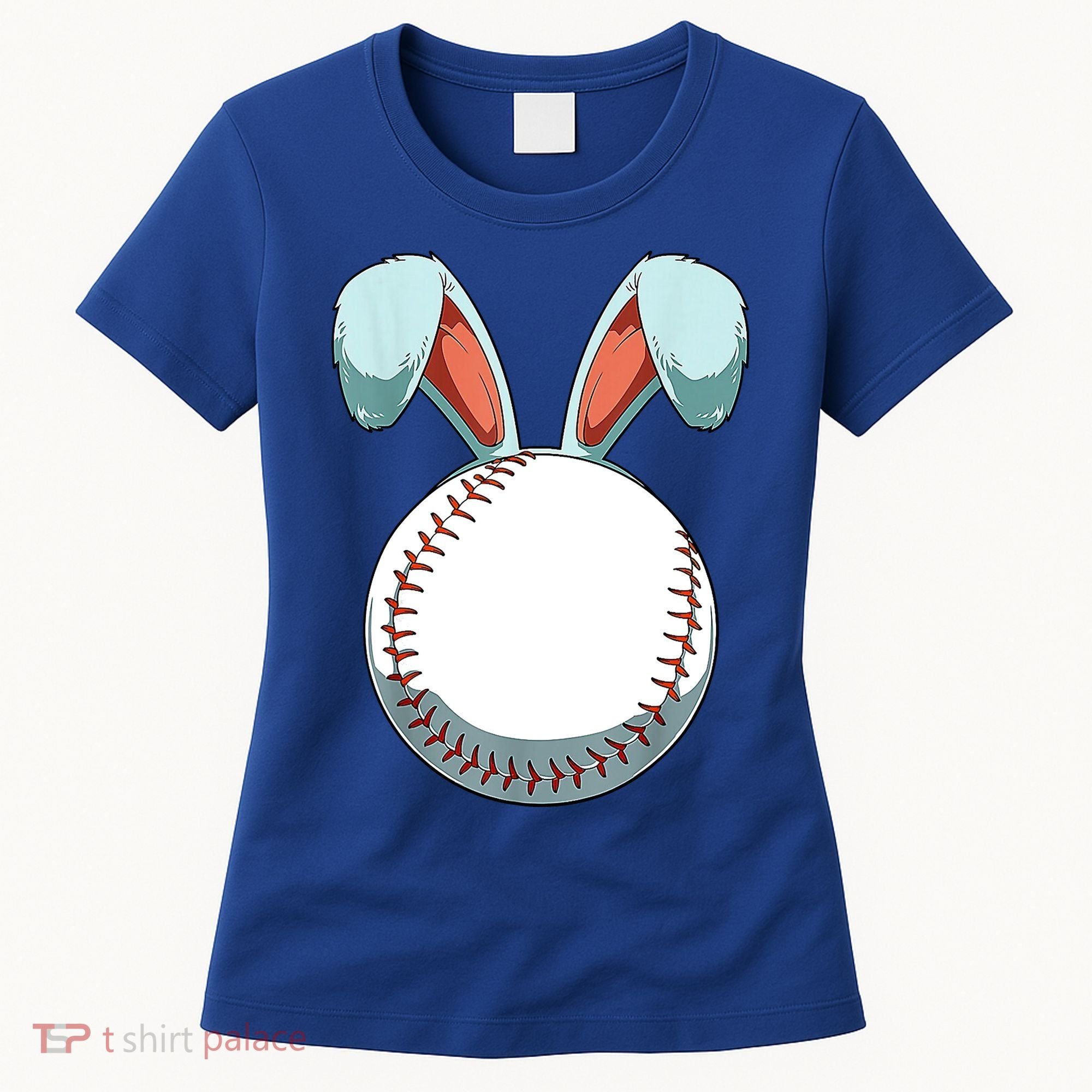 Baseball Bunny Easter Holiday Sport Lover Women's T-Shirt