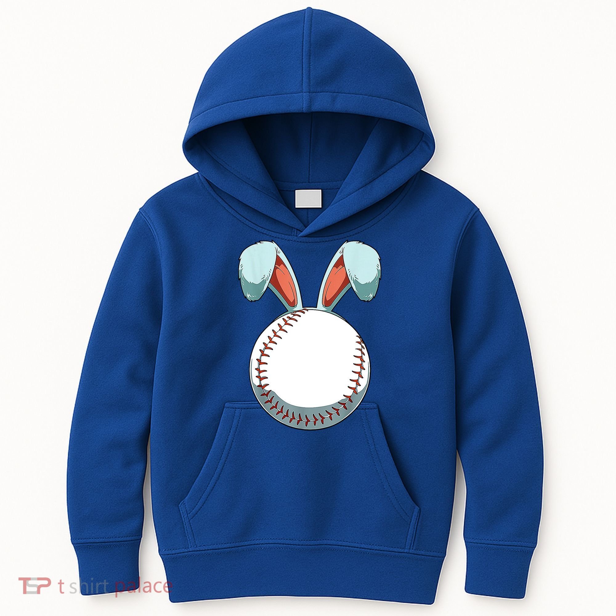 Baseball Bunny Easter Holiday Sport Lover Kids Hoodie