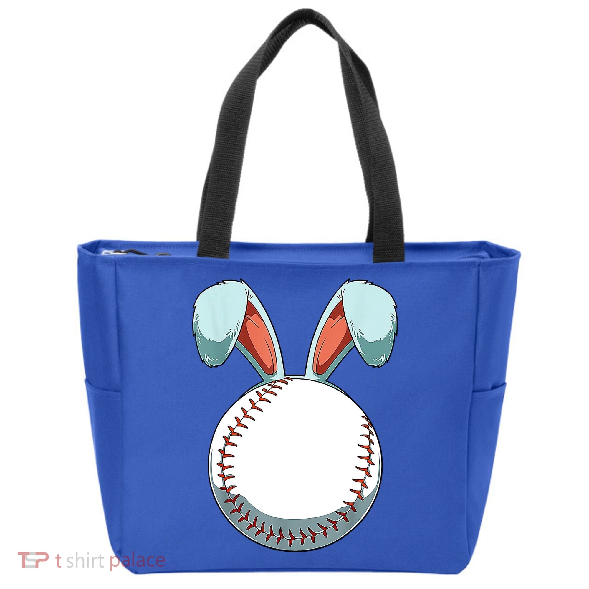 Baseball Bunny Easter Holiday Sport Lover Tote Bag
