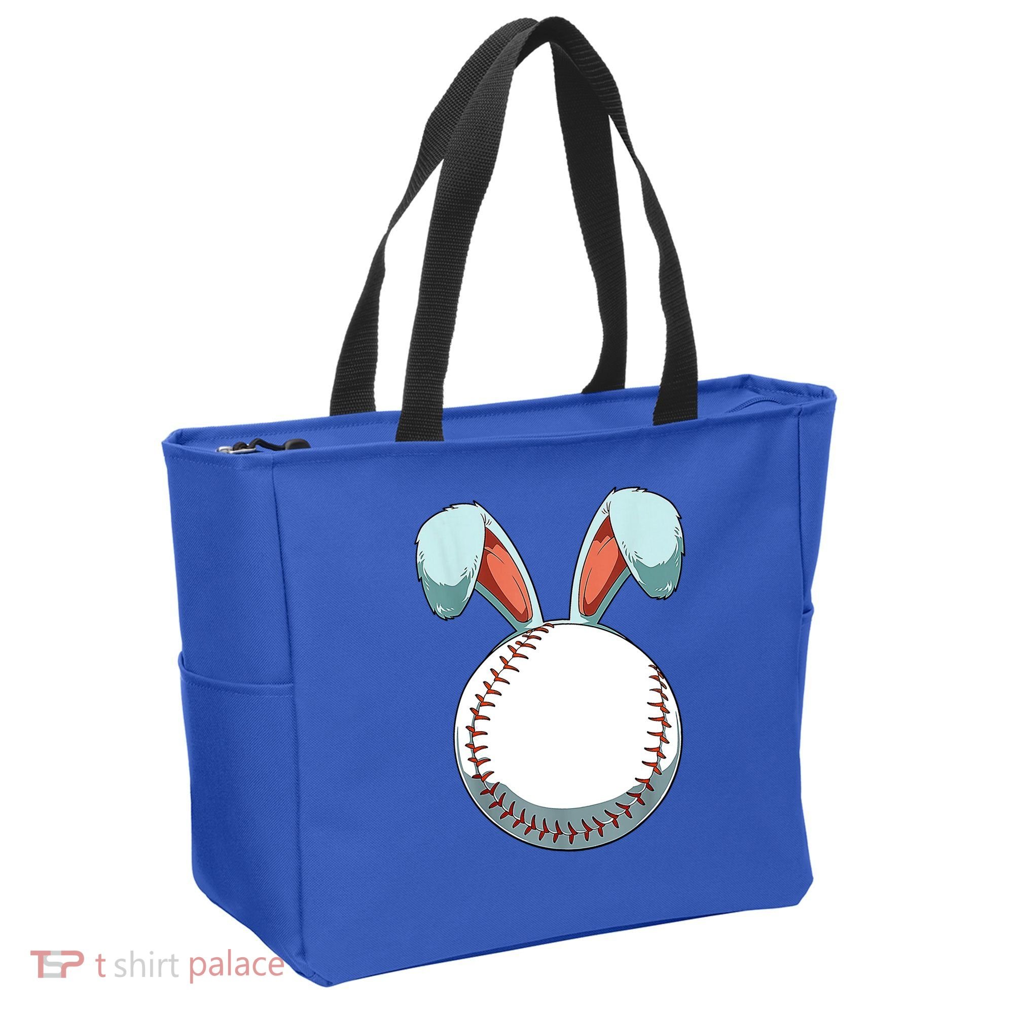 Baseball Bunny Easter Holiday Sport Lover Tote Bag
