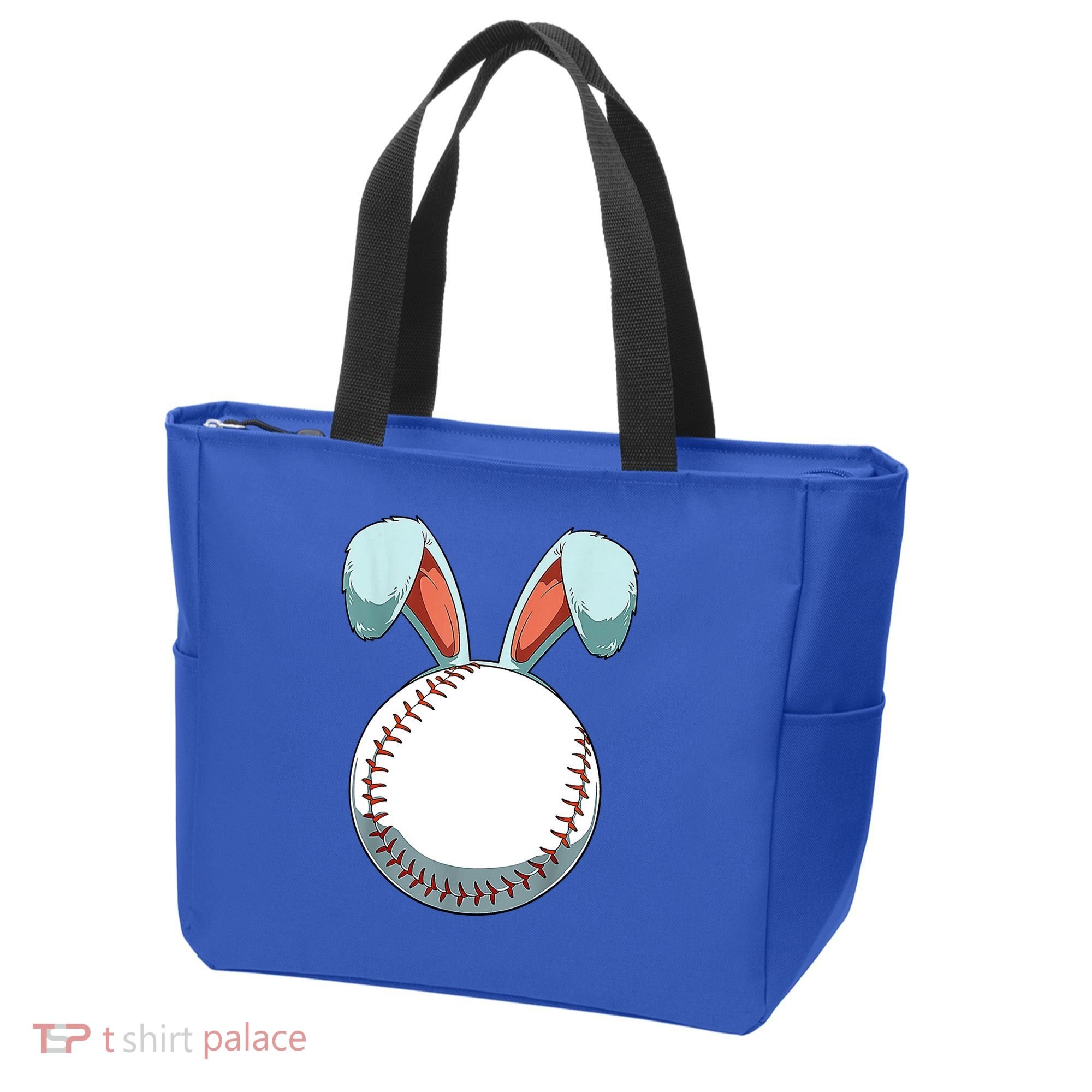 Baseball Bunny Easter Holiday Sport Lover Tote Bag
