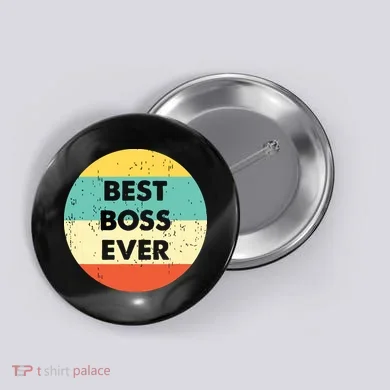 Best Boss Ever Button