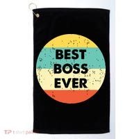 Best Boss Ever Golf Towel thumb 0