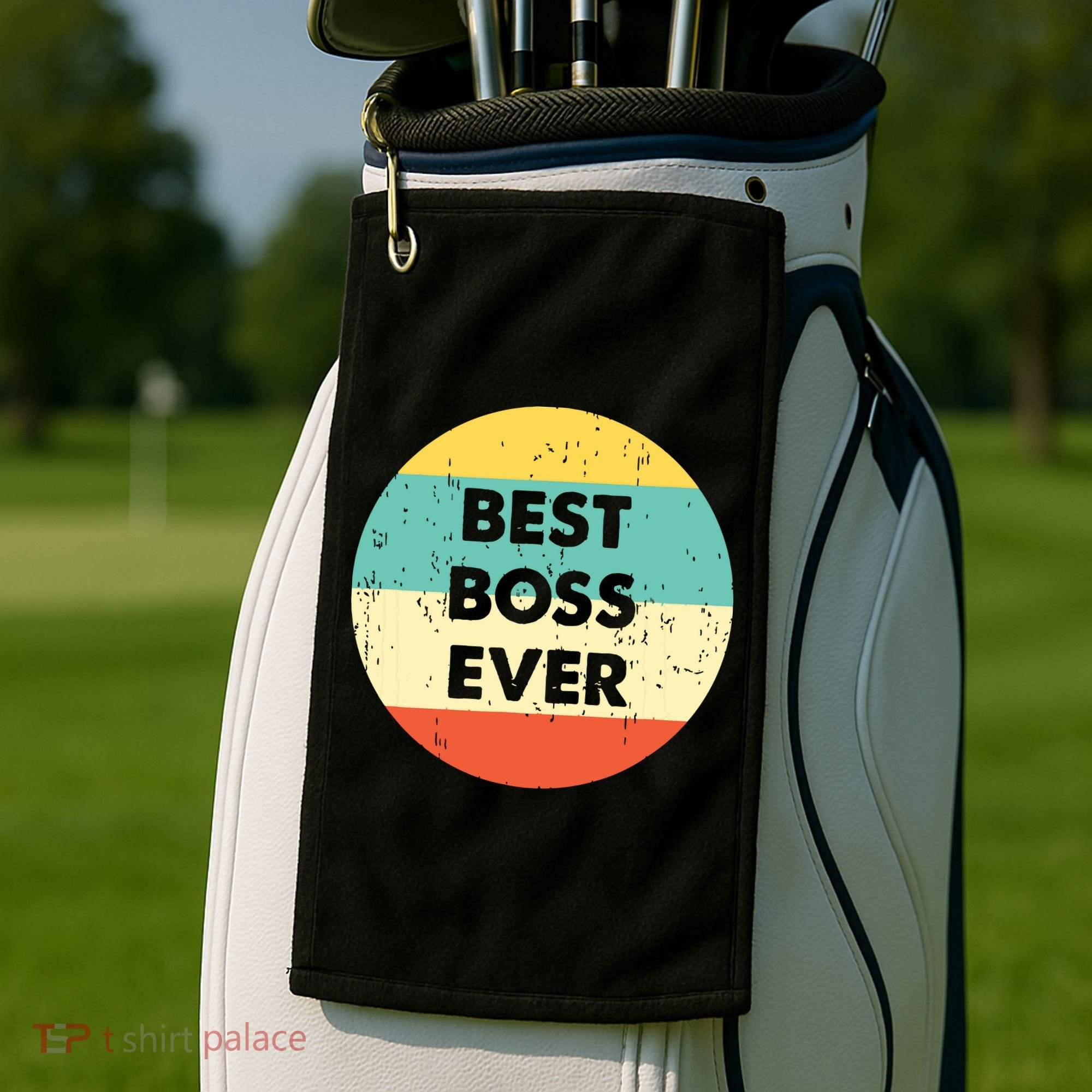Best Boss Ever Golf Towel