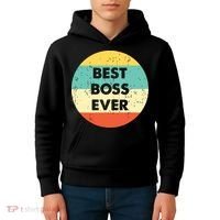 Best Boss Ever Kids Hoodie thumb 4