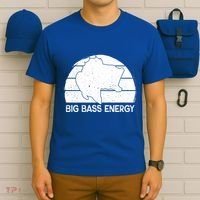 Big Bass Energy Vintage Big Fish Fishing Funny Gift Dad Cute Gift T-Shirt thumb 6