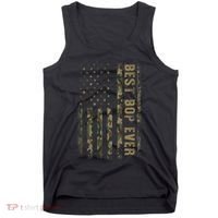 Best Bop Ever Camouflage American Flag FatherS Day Tank Top thumb 0