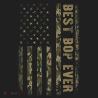 Best Bop Ever Camouflage American Flag FatherS Day Golf Towel thumb 3