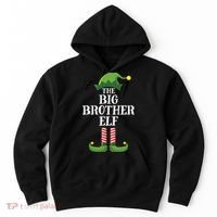 Big Brother Elf Matching Family Group Christmas Party Hoodie thumb 0