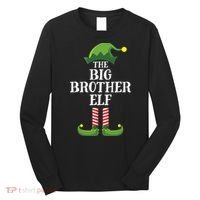 Big Brother Elf Matching Family Group Christmas Party Long Sleeve Shirt thumb 0