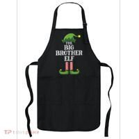 Big Brother Elf Matching Family Group Christmas Party Apron thumb 0