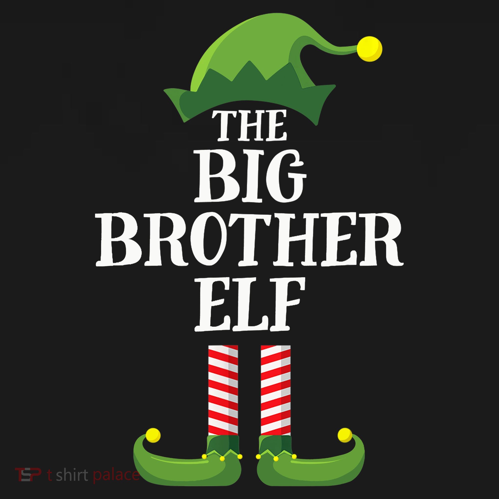 Big Brother Elf Matching Family Group Christmas Party Sweatshirt