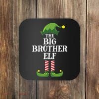 Big Brother Elf Matching Family Group Christmas Party Coaster thumb 0