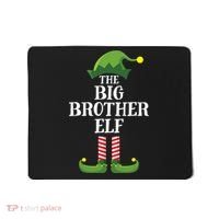 Big Brother Elf Matching Family Group Christmas Party Mousepad thumb 0