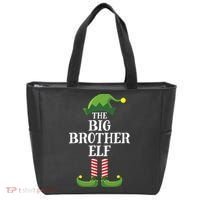 Big Brother Elf Matching Family Group Christmas Party Tote Bag thumb 0