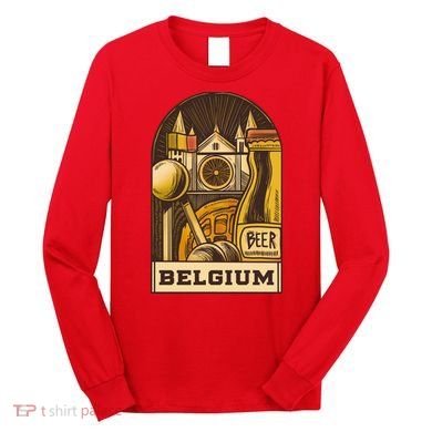 Belgium Beer Europe Long Sleeve Shirt