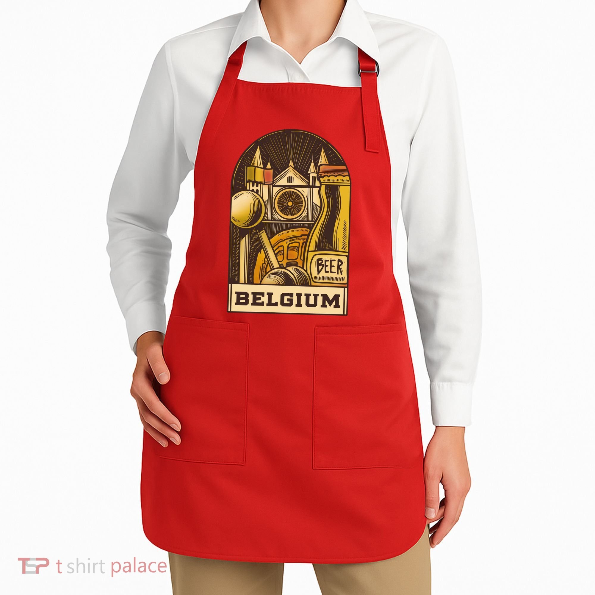 Belgium Beer Europe Apron