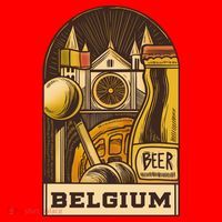 Belgium Beer Europe Coaster thumb 2