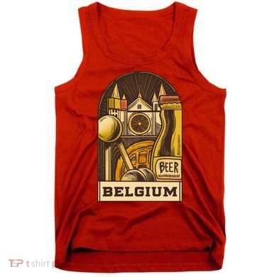 Belgium Beer Europe Tank Top