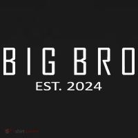 Big Bro Est 2024 Funny First Time Brother Promoted Backpack thumb 2