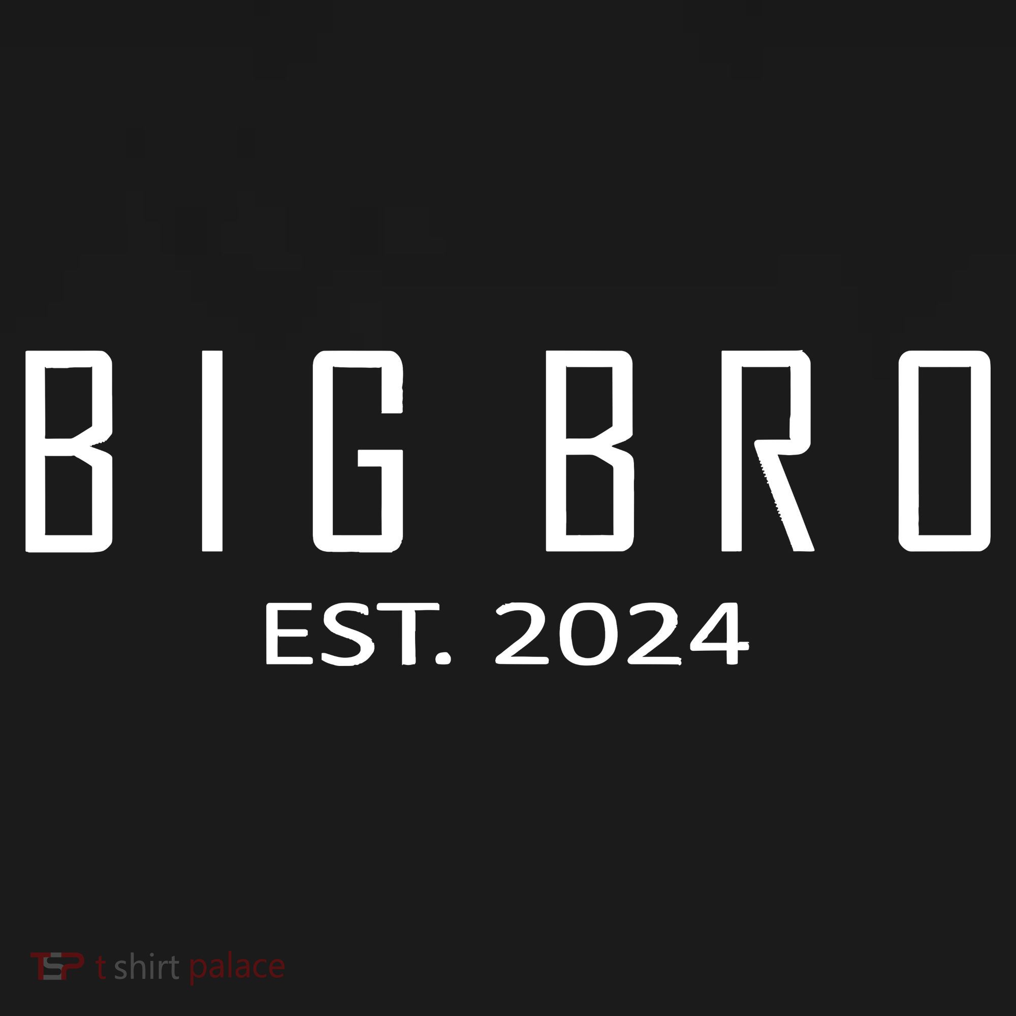 Big Bro Est 2024 Funny First Time Brother Promoted Backpack