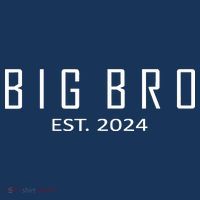 Big Bro Est 2024 Funny First Time Brother Promoted Sweatshirt thumb 3