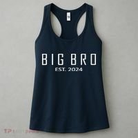Big Bro Est 2024 Funny First Time Brother Promoted Women's Tank Top thumb 3