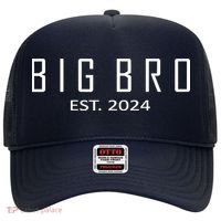 Big Bro Est 2024 Funny First Time Brother Promoted Hat thumb 0