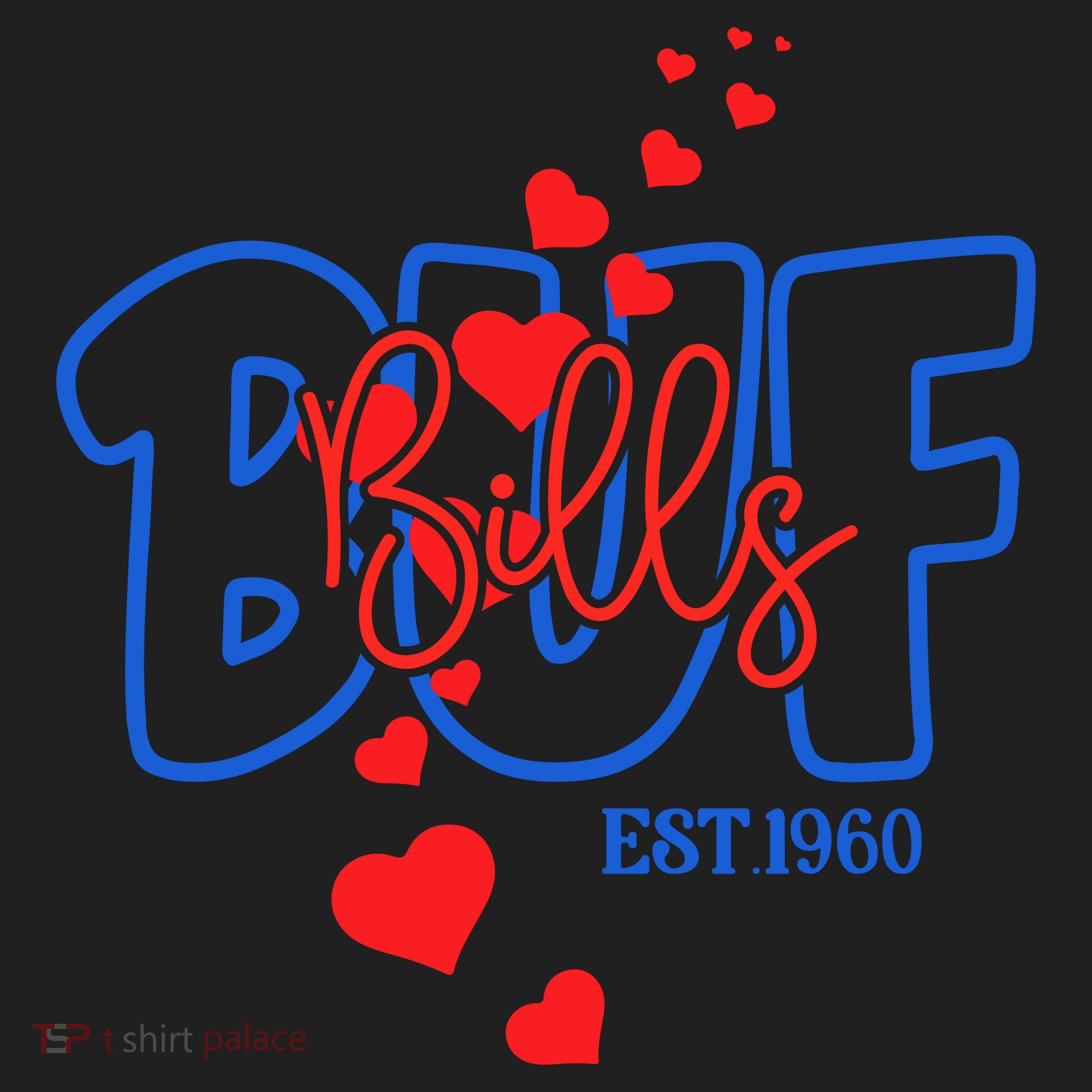 Buf Bills Est. 1960 Football Fan Women's Sweatshirt