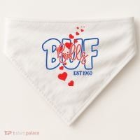 Buf Bills Est. 1960 Football Fan USA-Made Doggie Bandana thumb 0