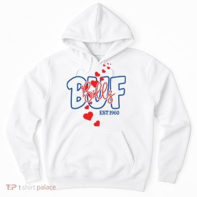 Buf Bills Est. 1960 Football Fan Hoodie