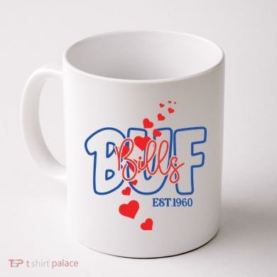 Buf Bills Est. 1960 Football Fan Coffee Mug