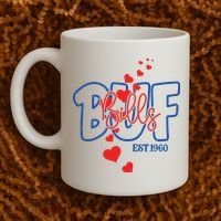 Buf Bills Est. 1960 Football Fan Coffee Mug thumb 2