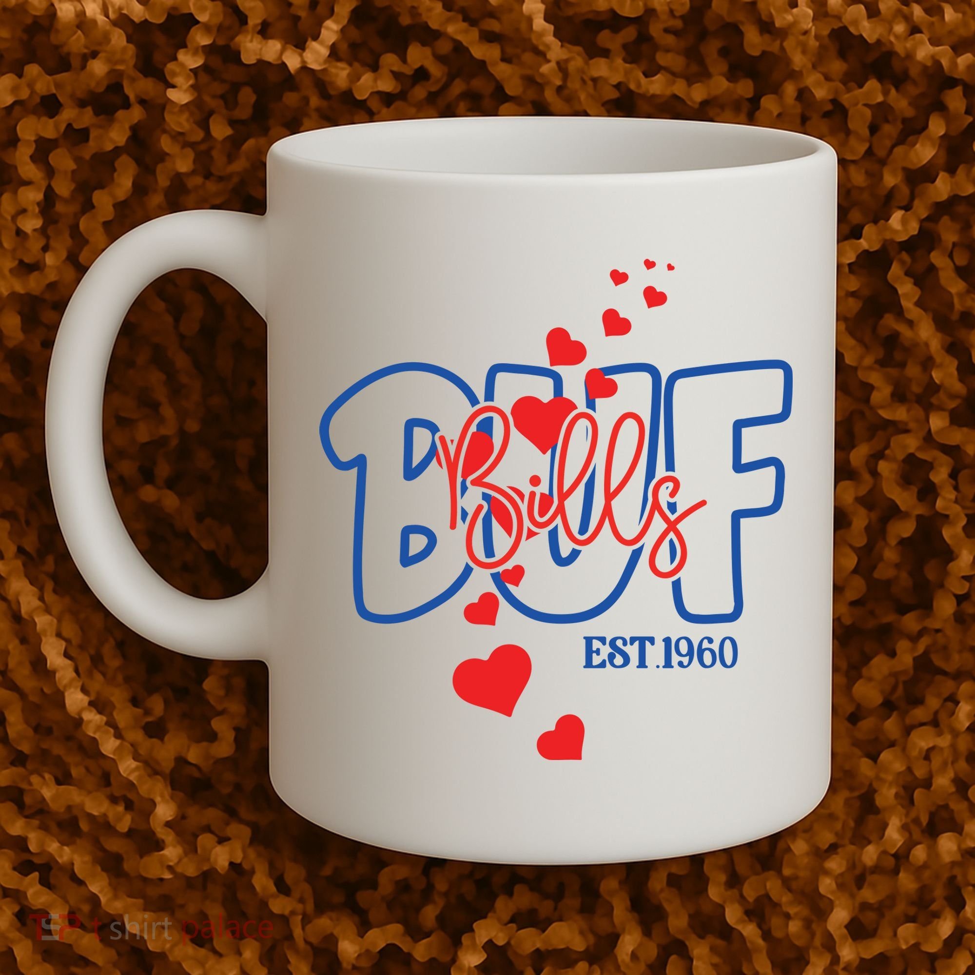Buf Bills Est. 1960 Football Fan Coffee Mug