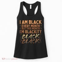 Blackity Black Every Month Black History BHM BLM African Women's Tank Top thumb 0