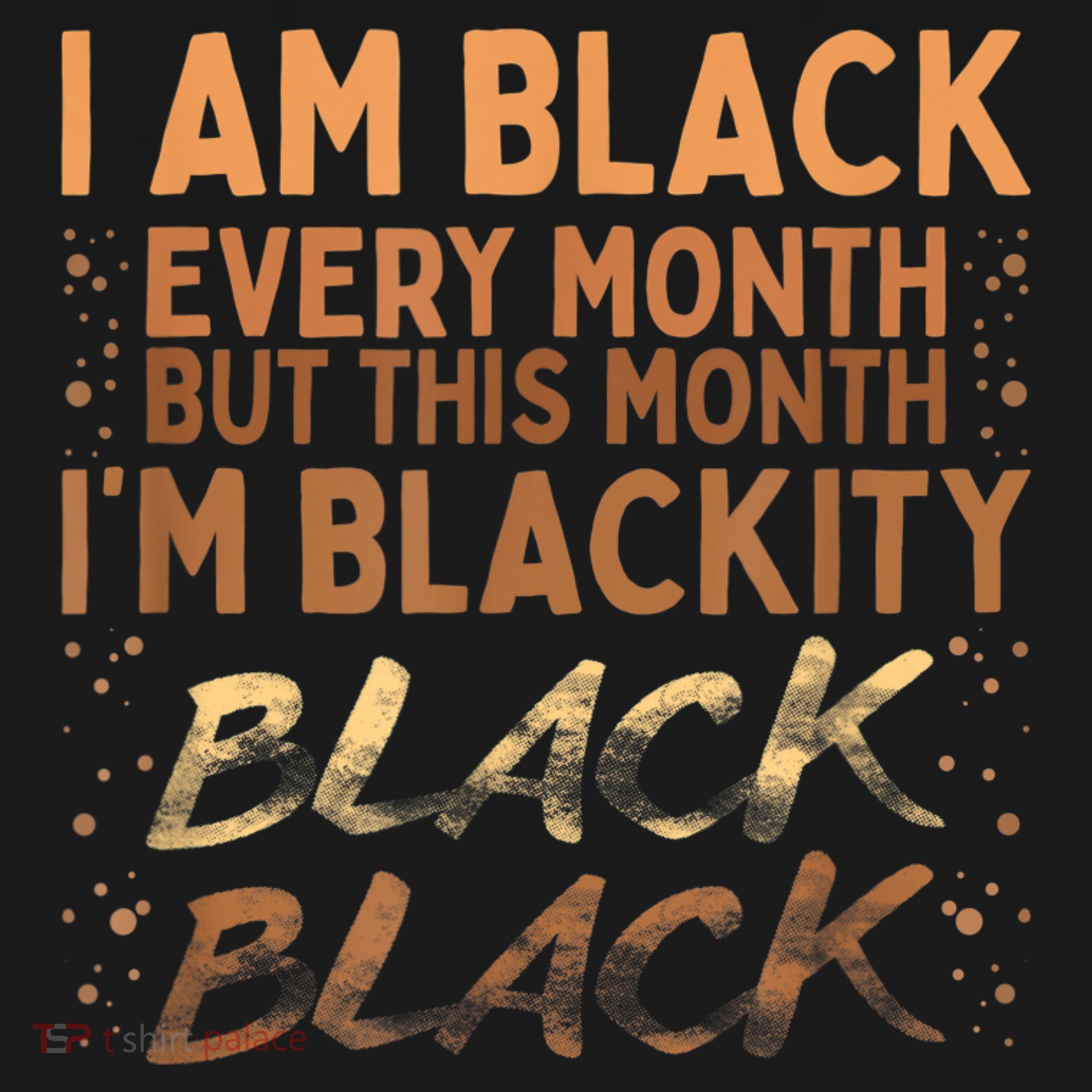 Blackity Black Every Month Black History BHM BLM African Toddler Hoodie