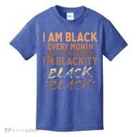 Blackity Black Every Month Black History BHM BLM African Kids T-Shirt thumb 0