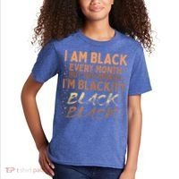 Blackity Black Every Month Black History BHM BLM African Kids T-Shirt thumb 2